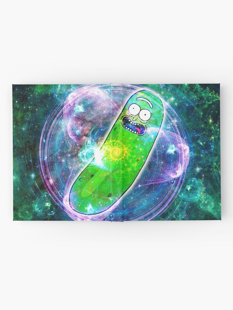 Alternate view of Pickle Rick in Space | Rick and Morty | Flower of Life Hardcover Journal