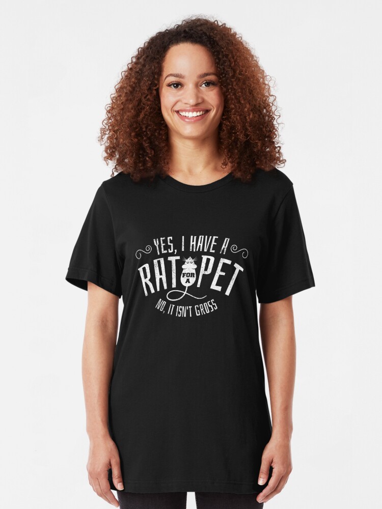 Alternative Ansicht von Yes I Have A Rat For A Pet - Rat Mom Slim Fit T-Shirt