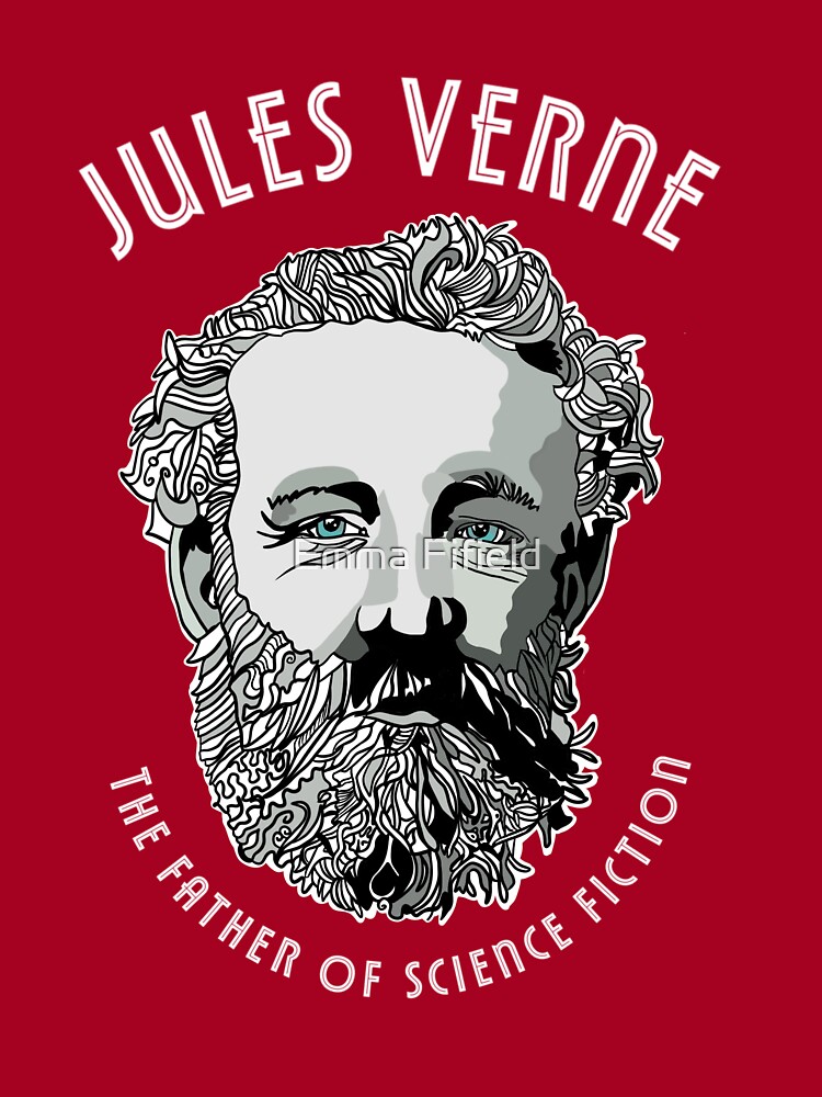 Camiseta para niños «Jules Verne El padre de la ciencia ficción» de  emmafifield | Redbubble