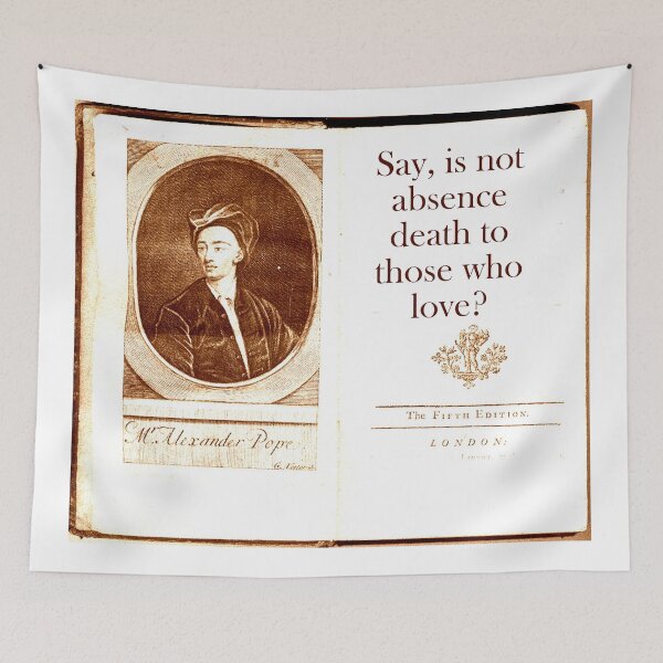 Item preview, Say Is Not Absence - Alexander Pope designed and sold by CrankyOldDude.