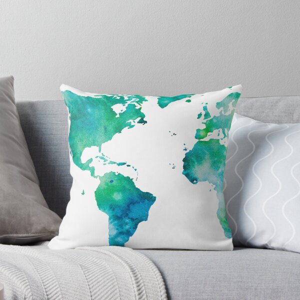 Item preview, World Map Print - Abstract Painting Map of the World Painting designed and sold by Syman Kaye.