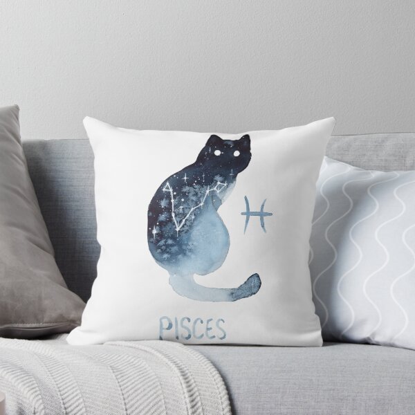 Aperçu de l'œuvre Chat du zodiaque - Poissons créée et vendue par Threeleaves.