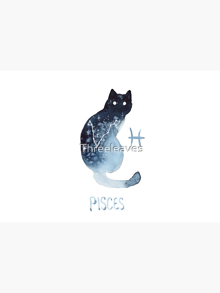 Zodiac Cat - Pisces by Threeleaves