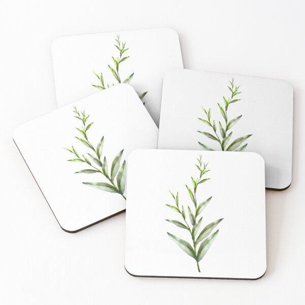 Item preview, Botanical Herb Leaf Print - Botanical Flowers and Leaves designed and sold by Syman Kaye.