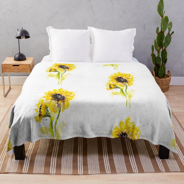 Item preview, Sunflower Print from Original Watercolour Painting by Syman Kaye designed and sold by Syman Kaye.