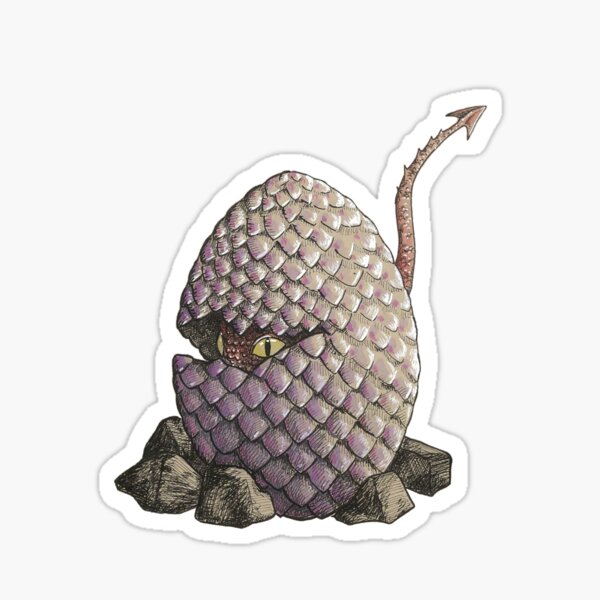 Bébé dragon tout juste sortit de l'oeuf ! Sticker