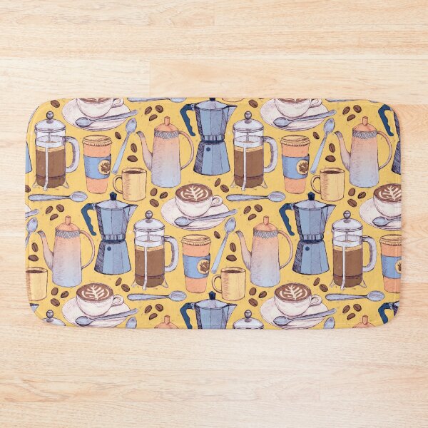 Item preview, Coffee Love on Yellow designed and sold by micklyn.
