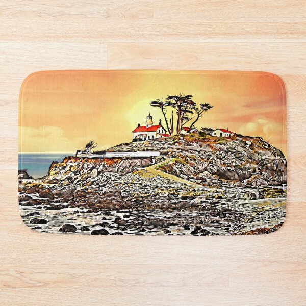 Item preview, Battery Point  lighthouse in Crescent City, California designed and sold by doniainart.