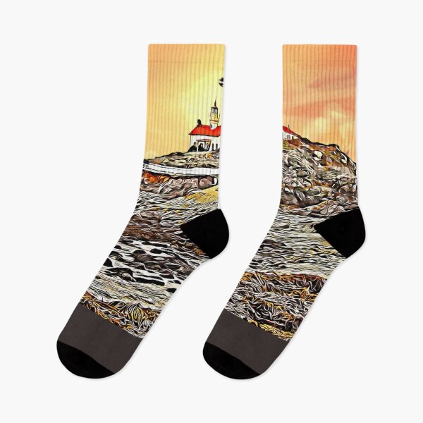 Item preview, Battery Point  lighthouse in Crescent City, California designed and sold by doniainart.