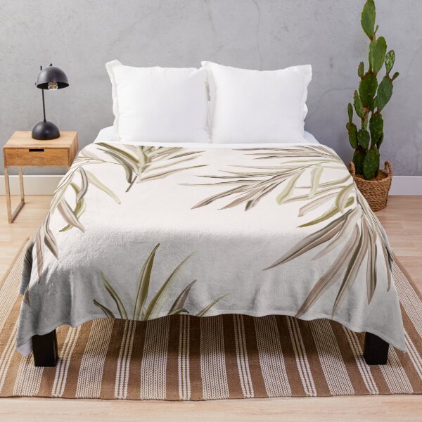 Item preview, Palm tree leaves beige  designed and sold by Milatoo.