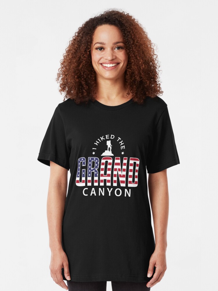Alternative Ansicht von I Hiked The Grand Canyon - Hiking Slim Fit T-Shirt