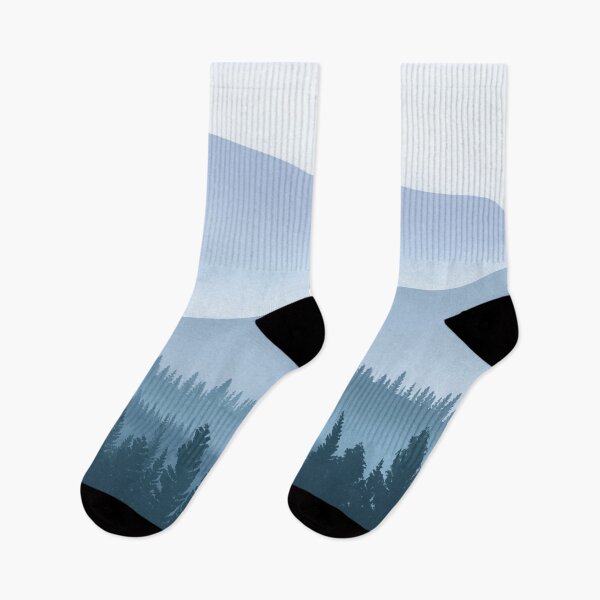 Item preview, Indigo watercolor mountains designed and sold by trajeado14.