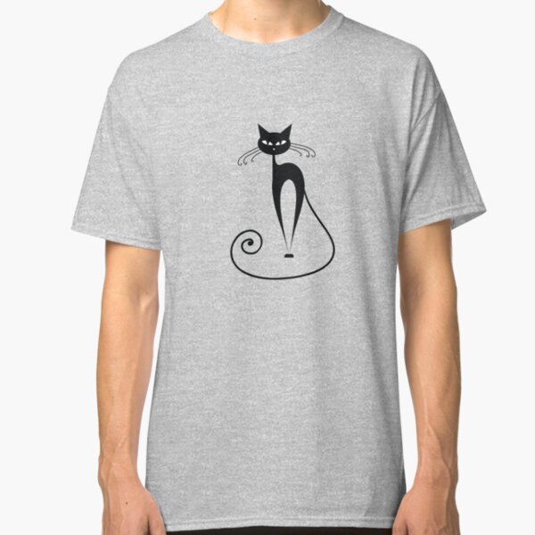 Black cat silhouette Classic T-Shirt