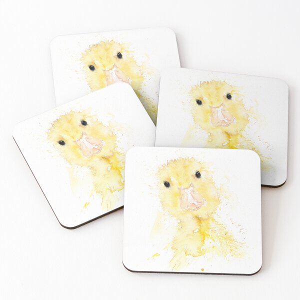 Artikelvorschau, Entenbaby. Niedliche Entlein-Aquarell-Malerei von Syman Kaye entworfen und verkauft von Syman Kaye.