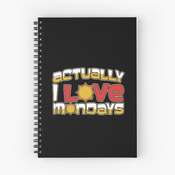 Item preview, Actually, I love mondays. designed and sold by OVMEngemann.