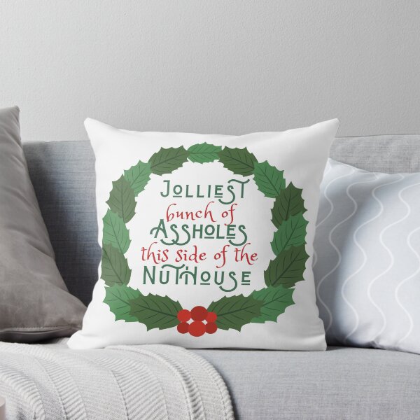 Item preview, Jolliest bunch of A-holes this side of the nuthouse - National Lampoon's Christmas Vacation in wreath designed and sold by Amandalee Jones.