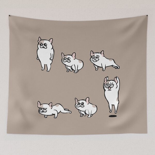 Item preview, French Bulldog Burpees designed and sold by Huebucket.