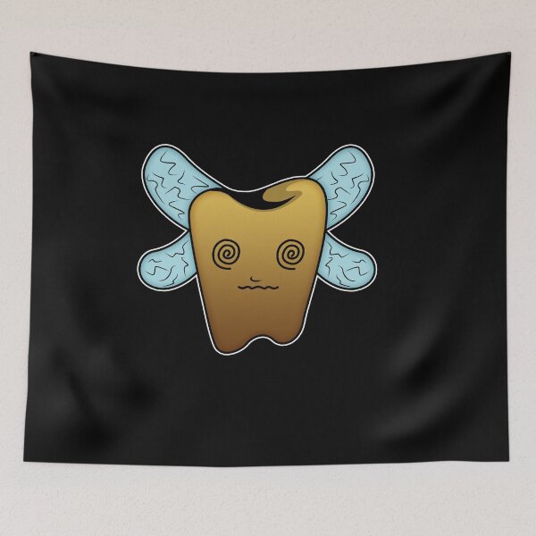 Item preview, smoking tooth fairy - funny design designed and sold by OVMEngemann.