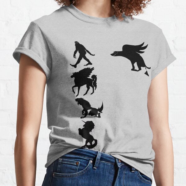 Flying Pooping Dog & Other Mythical Creatures Classic T-Shirt