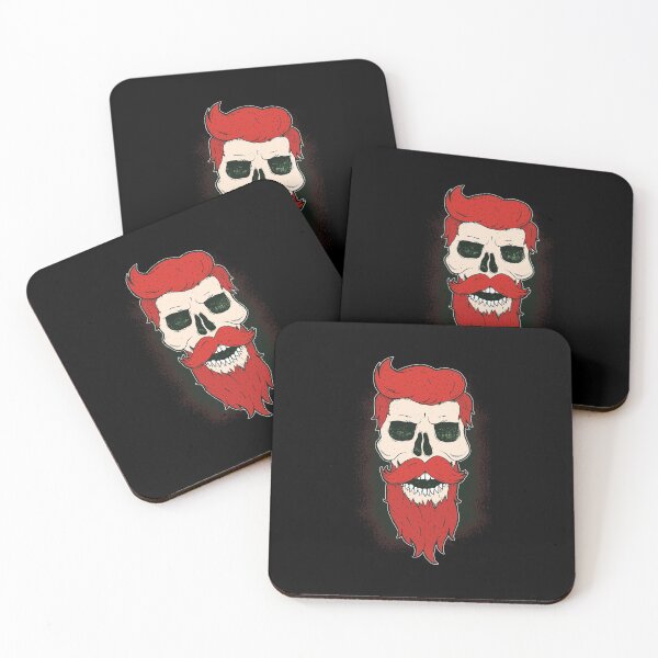 Item preview, bearded skull graphic  designed and sold by pirminio.