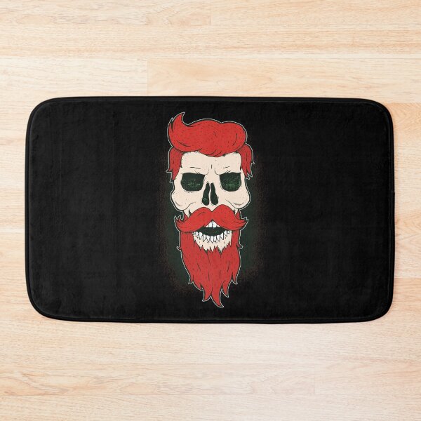 Item preview, bearded skull graphic  designed and sold by pirminio.
