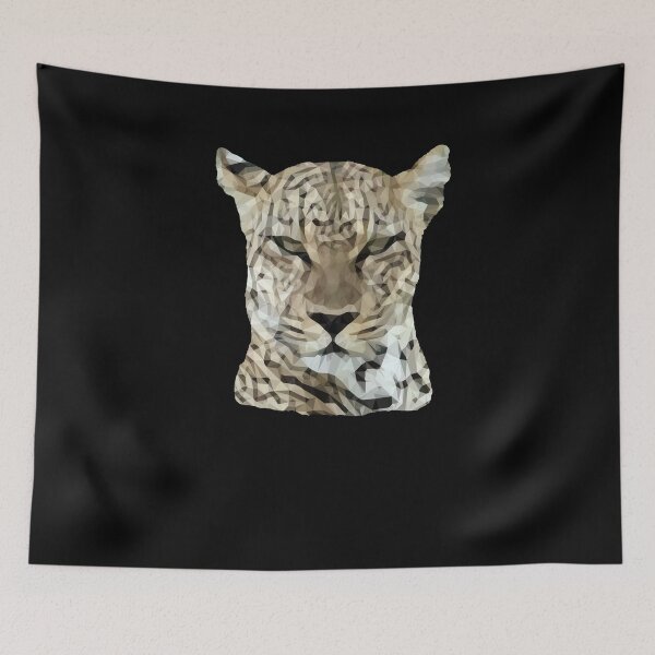 Item preview, Leopard - Polygon - Africa - Safari - Cat - Cat of prey designed and sold by TShirtsundMehr.