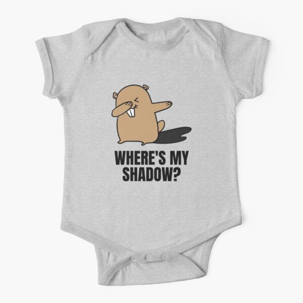 Groundhog Day Funny Baby Short Sleeve Bodysuits Cotton Toddler BABYQIN Do I Look Like A Meteorologist