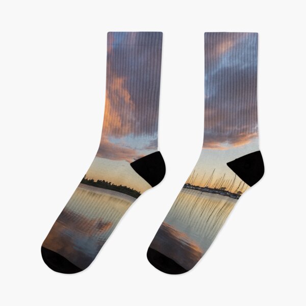 Item preview, Reflecting on Boats and Clouds III designed and sold by Georgia Mizuleva.