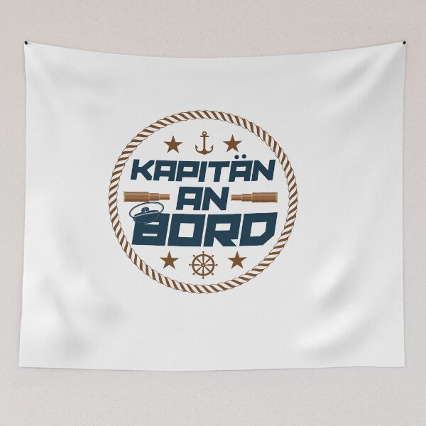 Artikelvorschau, Kapitän an Bord - seemännisches Design entworfen und verkauft von OVMEngemann.