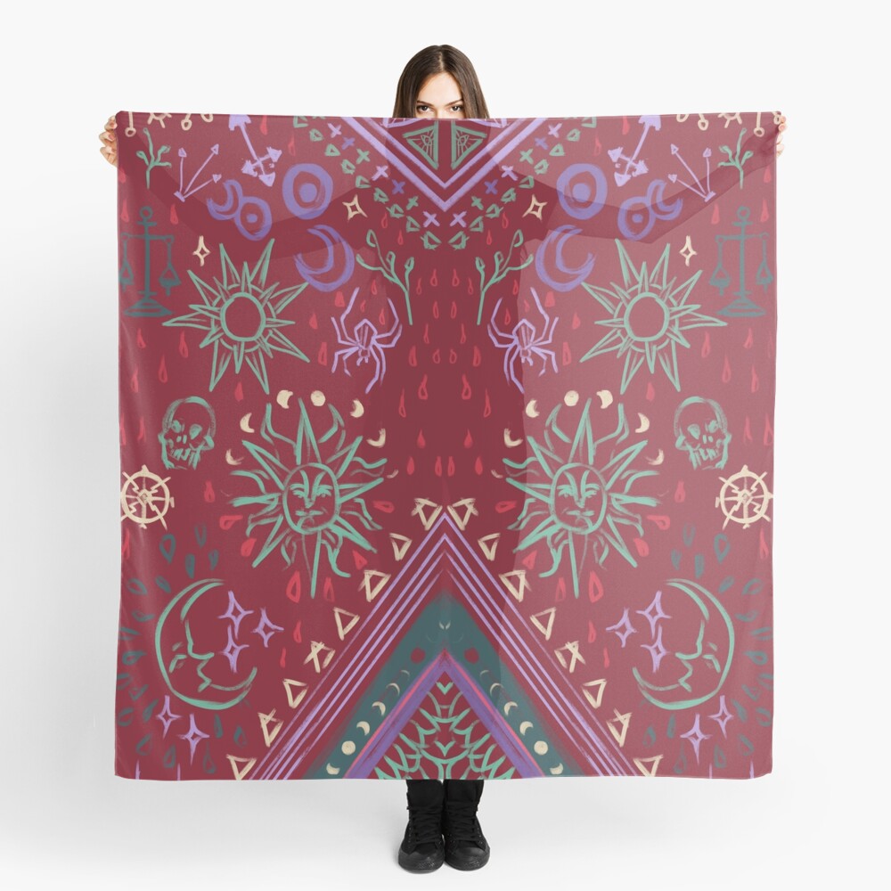 Mollymauk's Coat, Front Panels Scarf