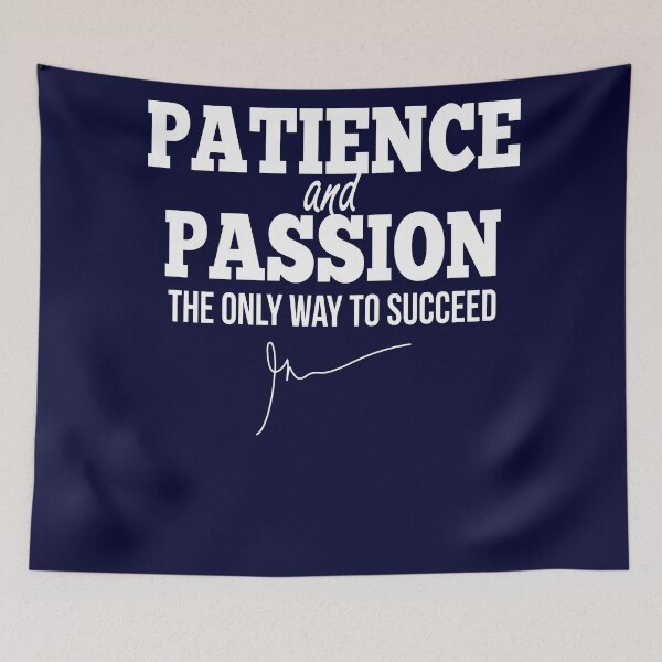 Item preview, Patience and passion (White) | Garyvee designed and sold by Swapnil ..