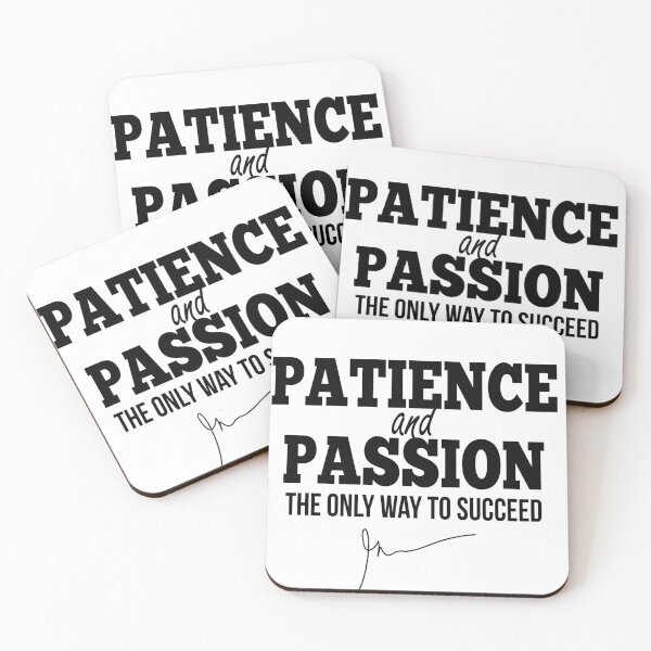 Item preview, Patience and passion (Black) | Garyvee designed and sold by Swapnil ..