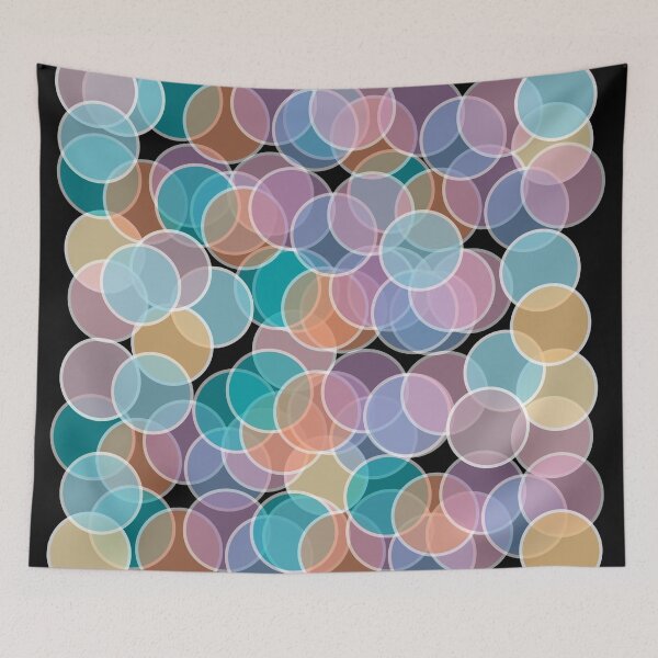 Item preview, Pastel Rainbow Tiny Bubble Abstract Pattern  designed and sold by infinitygrafix.