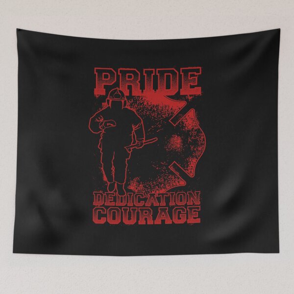 Item preview, Firefighter Pride in Red designed and sold by DouglasB.