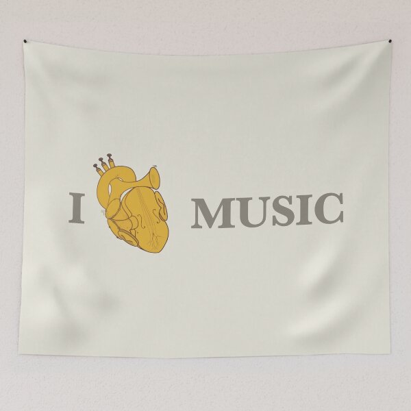 Item preview, I Love Music designed and sold by Gramophone Cafe.