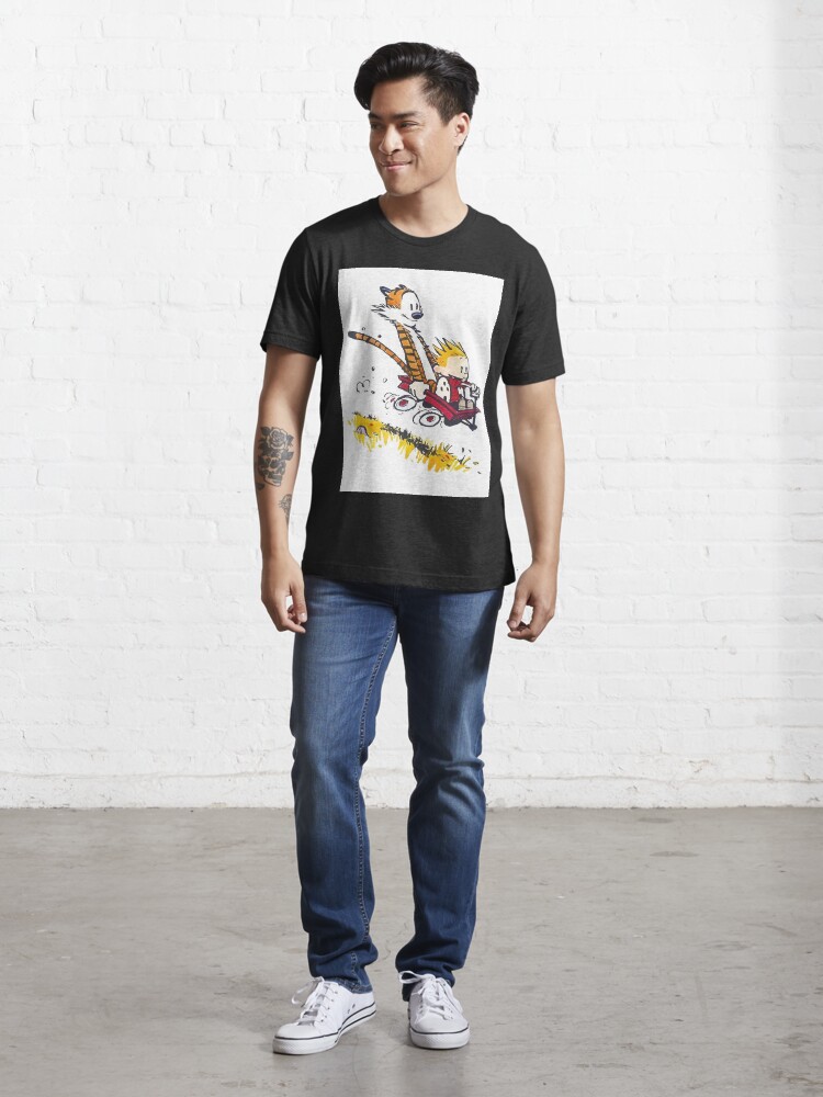 Calvin und Hobbes Glücklich T-Shirt