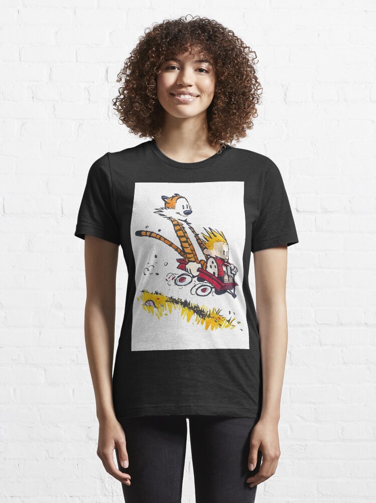 Calvin und Hobbes Glücklich T-Shirt