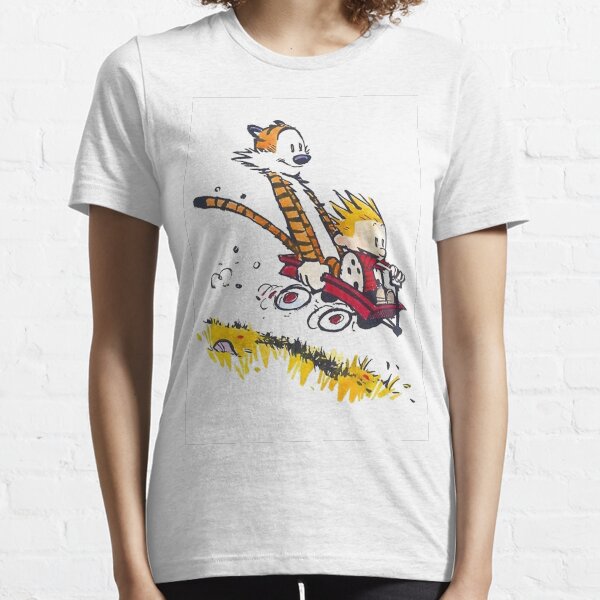 calvin et hobbes heureux T-shirt essentiel
