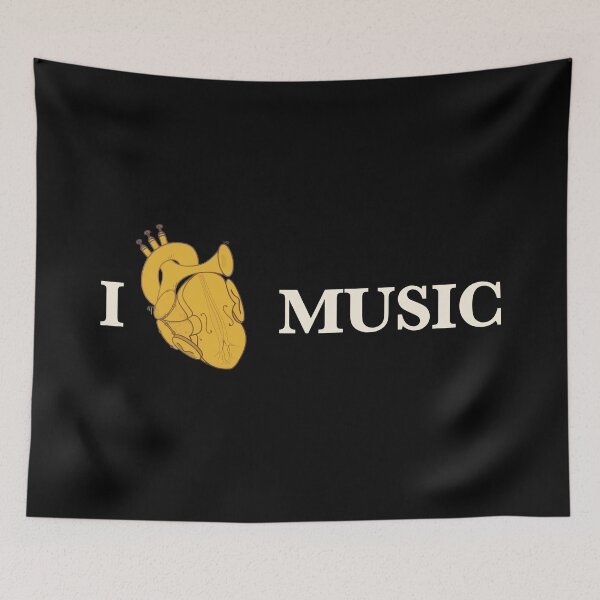 Item preview, I Love Music designed and sold by Gramophone Cafe.