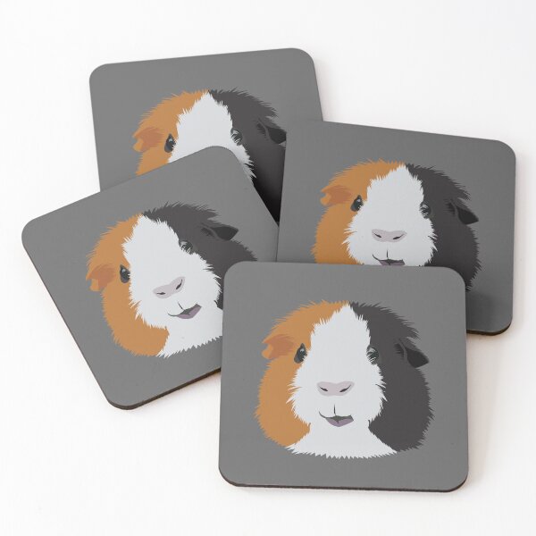 Item preview, Orange, White, and Black Guinea Pig designed and sold by KCPetPortraits.