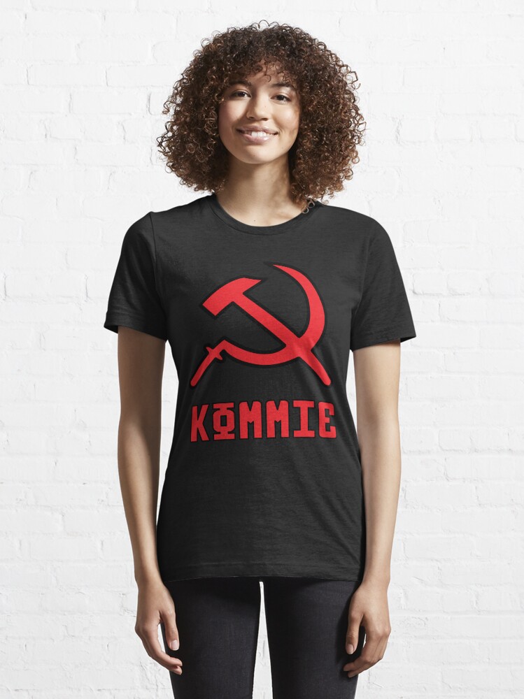 Alternate view of Kommie - Hammer And Sickle Logo Essential T-Shirt