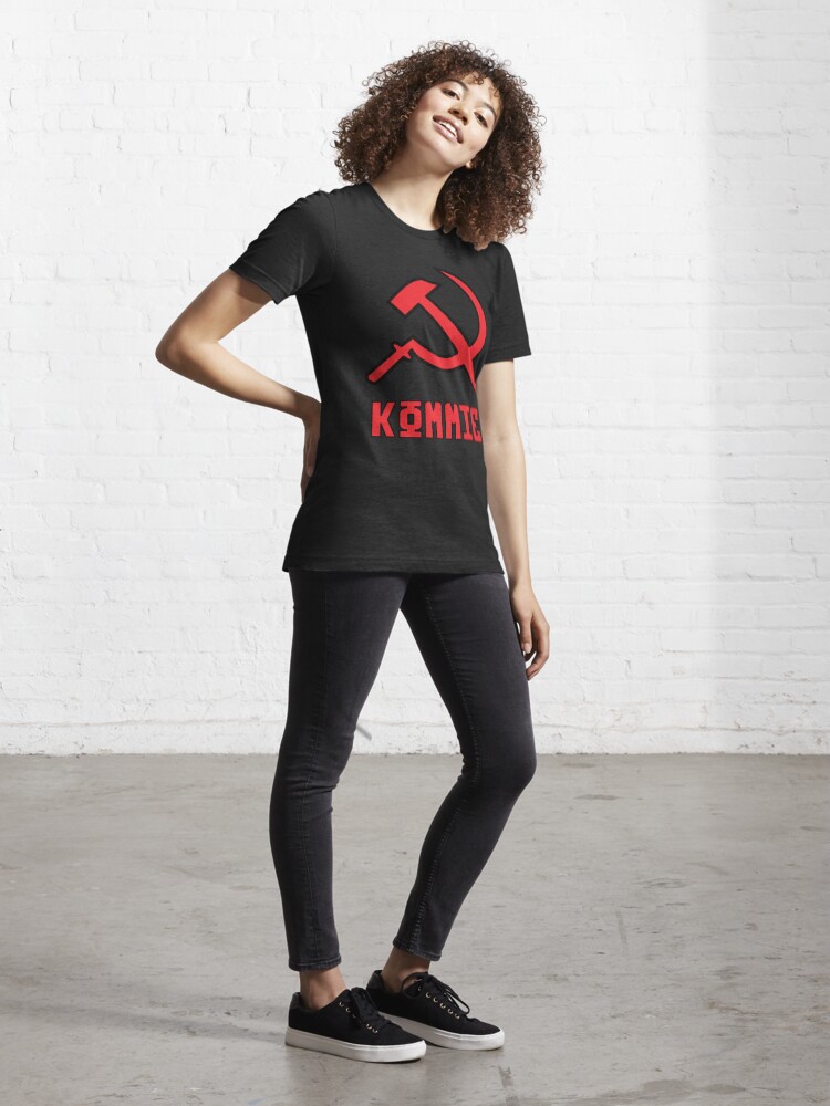 Alternate view of Kommie - Hammer And Sickle Logo Essential T-Shirt