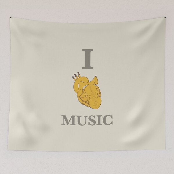 Item preview, I Love Music designed and sold by Gramophone Cafe.