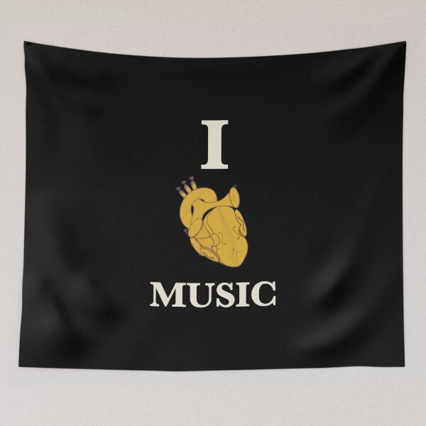 Item preview, I Love Music designed and sold by Gramophone Cafe.
