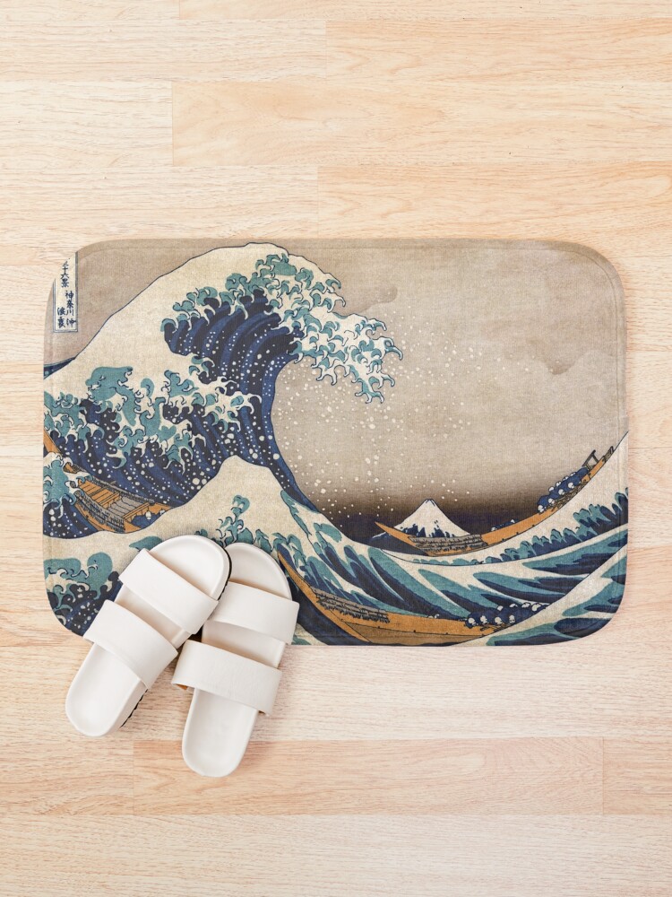 Alternate view of The Great Wave off Kanagawa Bath Mat