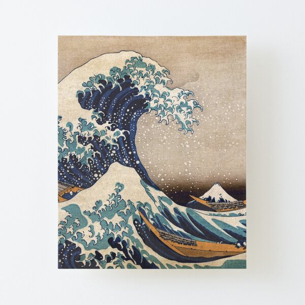 The Great Wave off Kanagawa Canvas Mounted Print