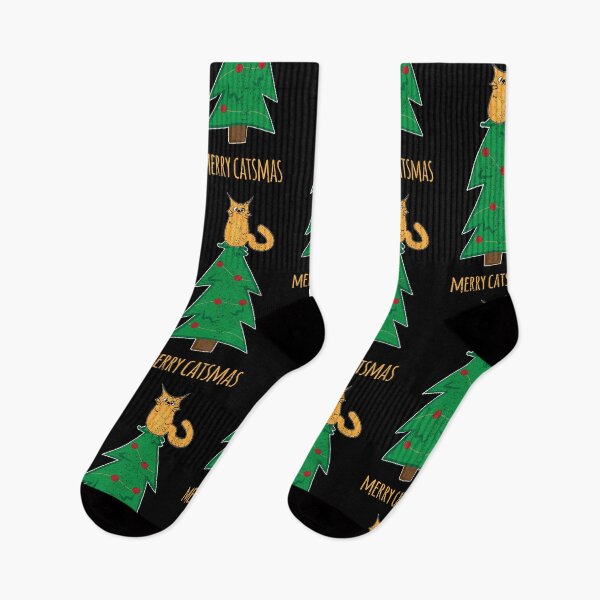 Item preview, Merry Catsmas Cat Christmas Humor designed and sold by Creatively Torn.