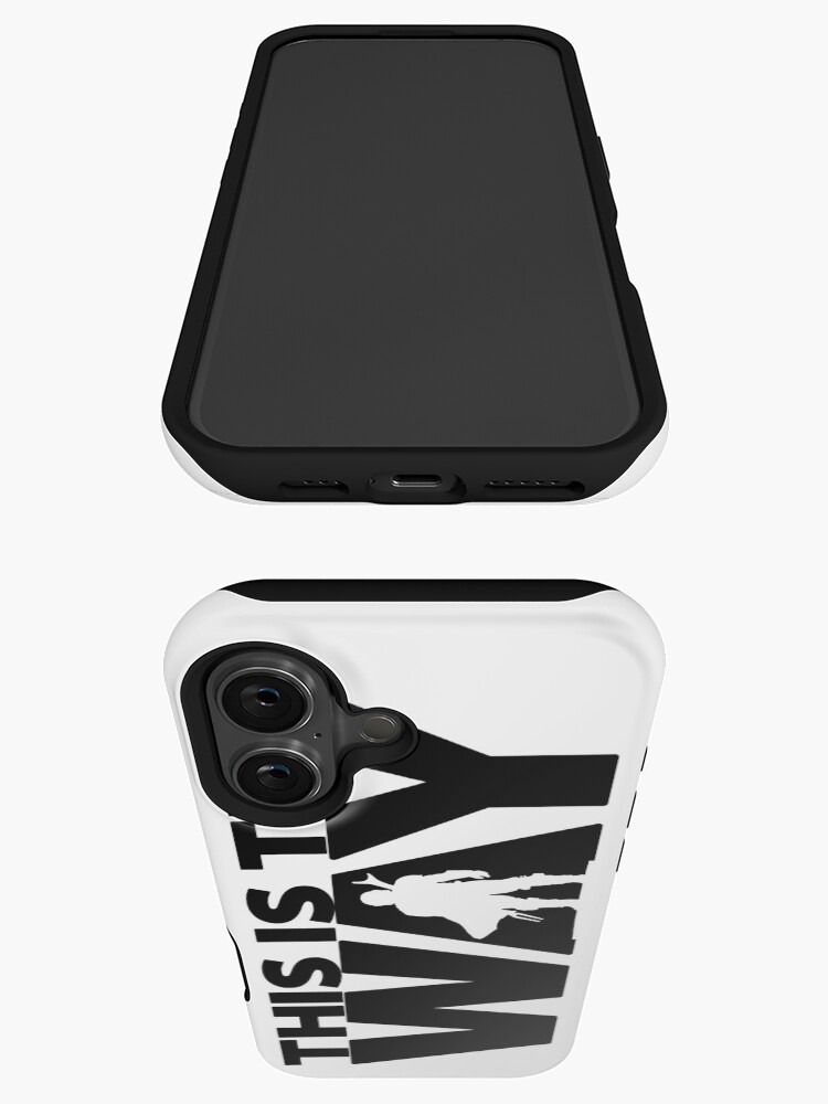 Imagen 3 de 4, Funda de iPhone con la obra Así es el camino | Serie Geekdom | DopeyArt, diseñada y vendida por DopeyArt.