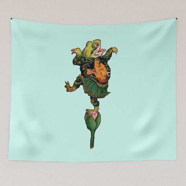 Item preview, Frog On The Flower Of A Lily Pad designed and sold by VictorIos.