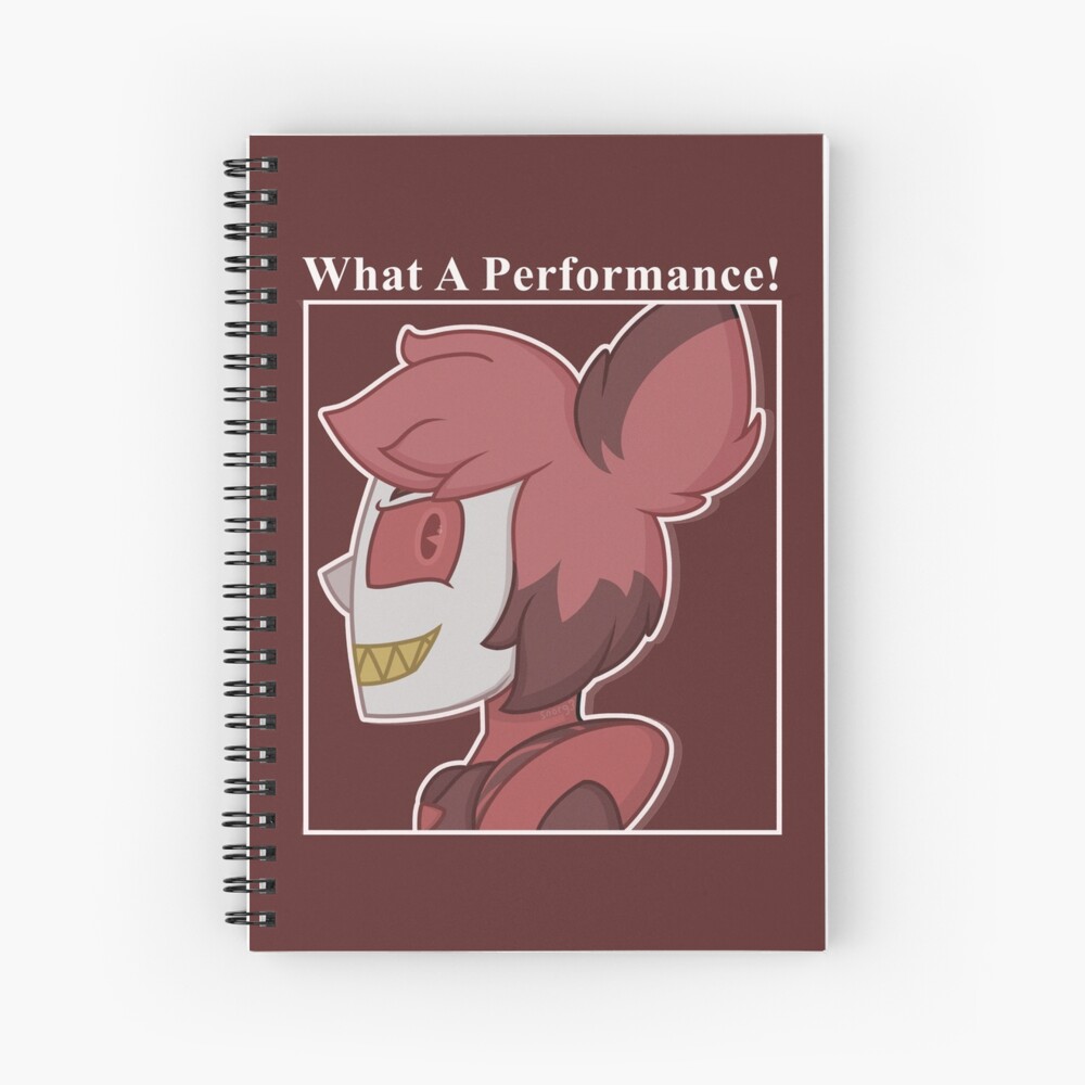 Alastor Hazbin Hotel ‘what A Performance Spiral Notebook For Sale By Snorg3 Redbubble